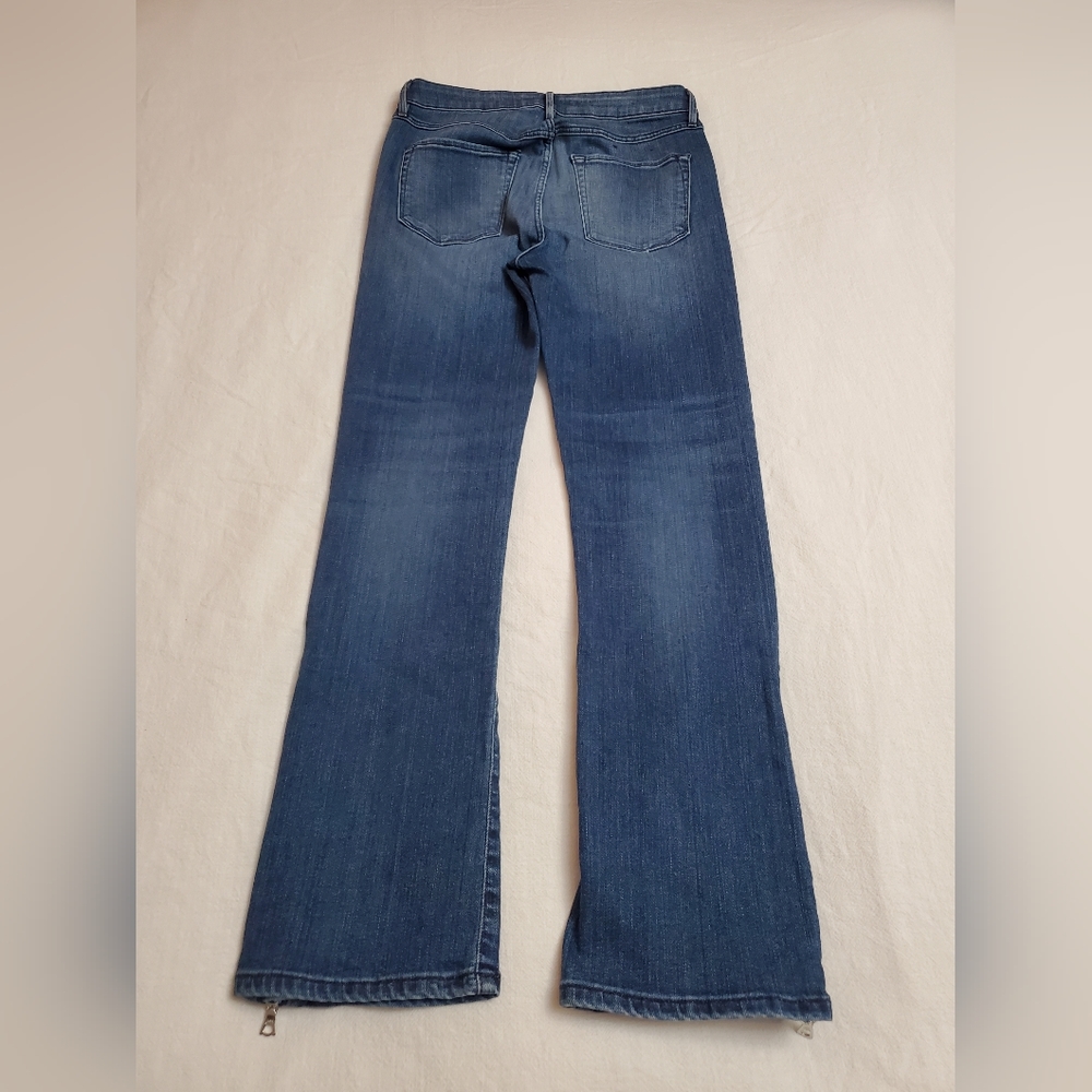 3x1 NYC High-Rise Side Zip Flare Jeans Women's Size 24 Classic Boho Chic - Picture 4 of 12